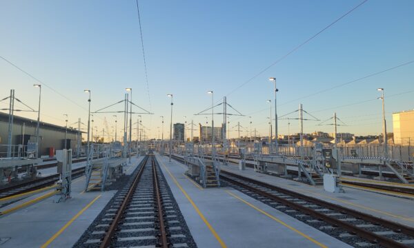 Cross River Rail Electricity Poles